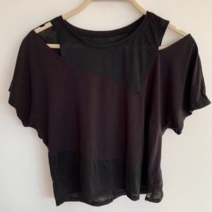 Lululemon women's short sleeve, peekaboo shoulders